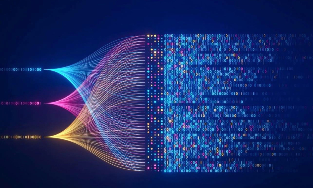 Seven-color artificial intelligence data streams